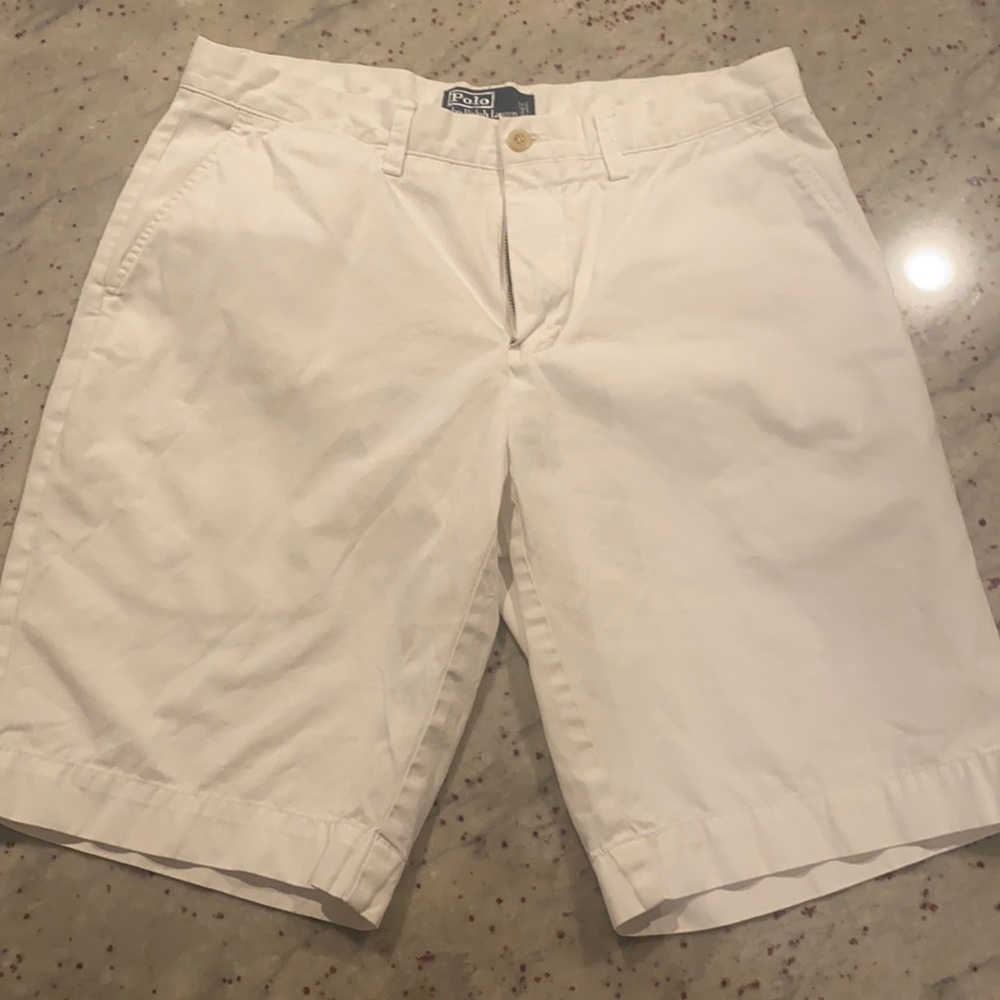 Polo White Shorts
